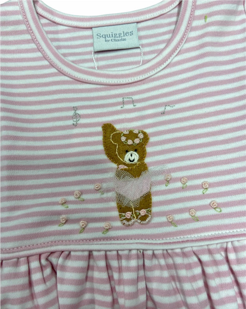 Ballet Bear Popover Dress
