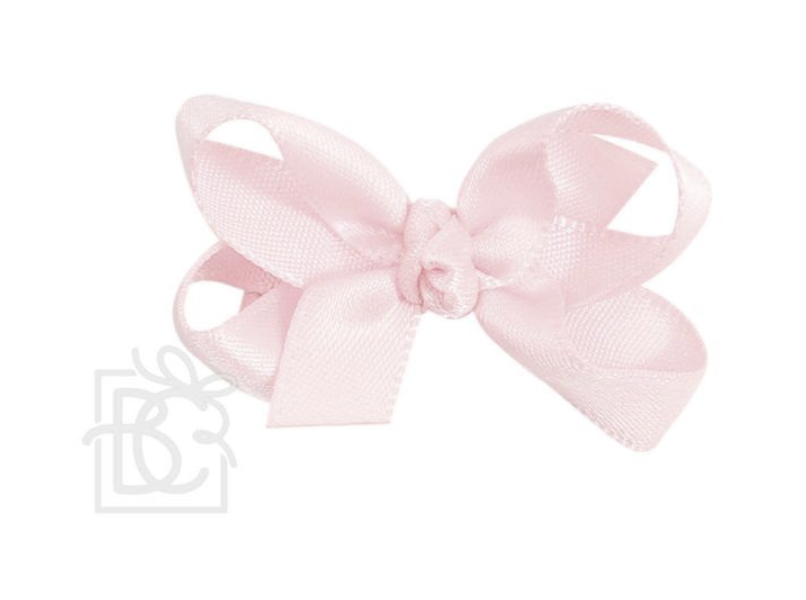 1.5'' SATIN LT.PINK INFANT BOW