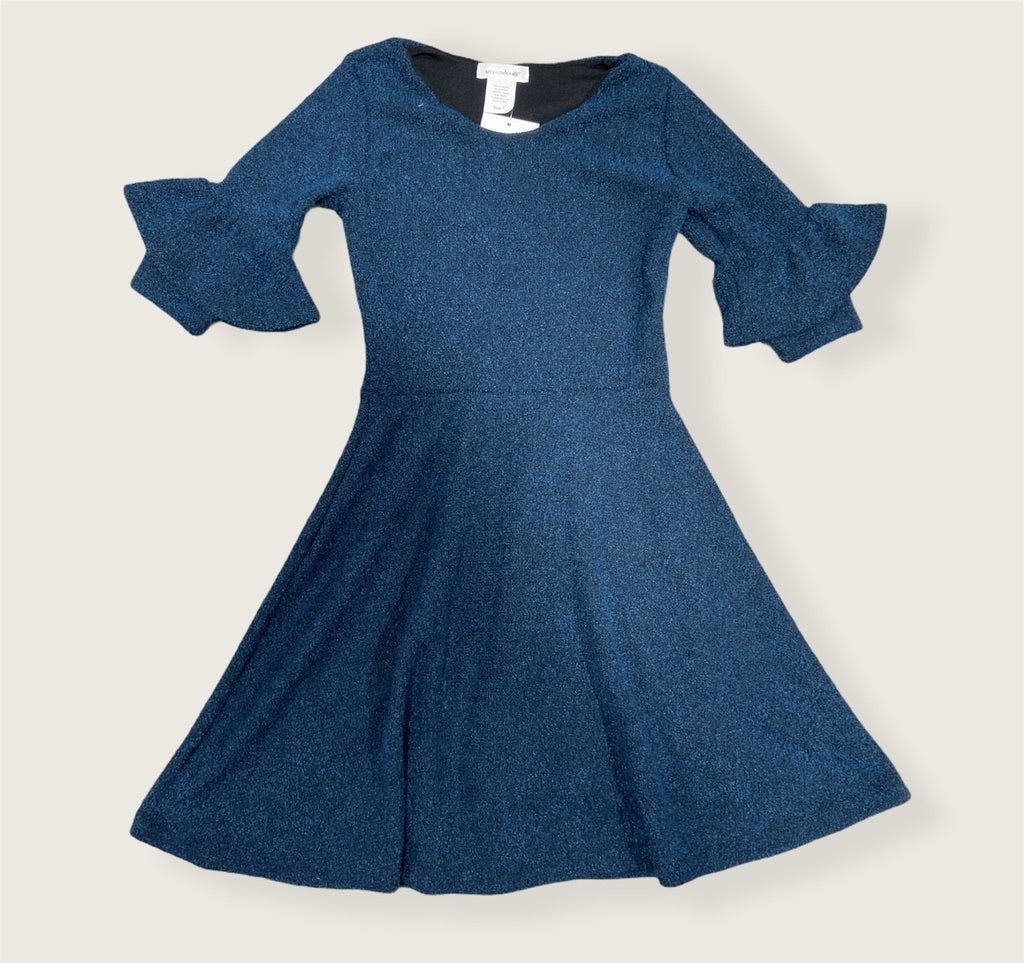 MALIA DARK TURQ/BLACK DRESS