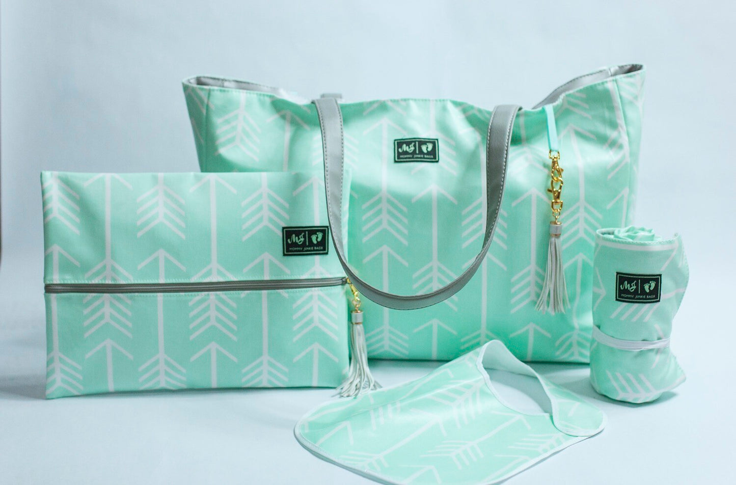 Mint Arrow Tote