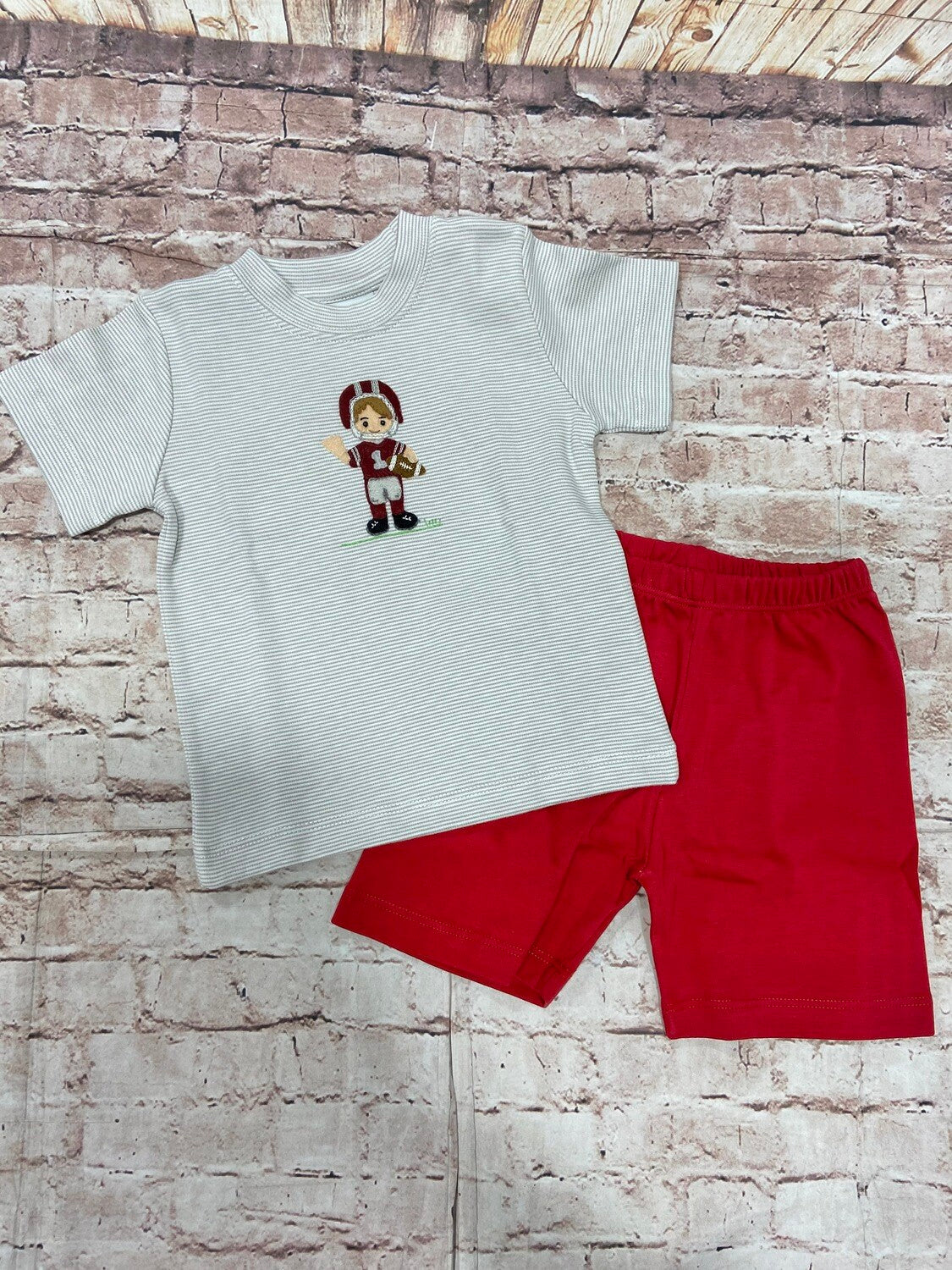 Touchdown Club Short Set Maroon