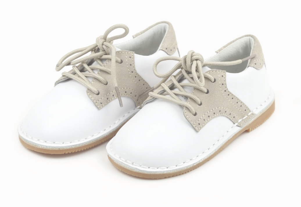 ROWAN WHITE/SAND SADDLE SHOE