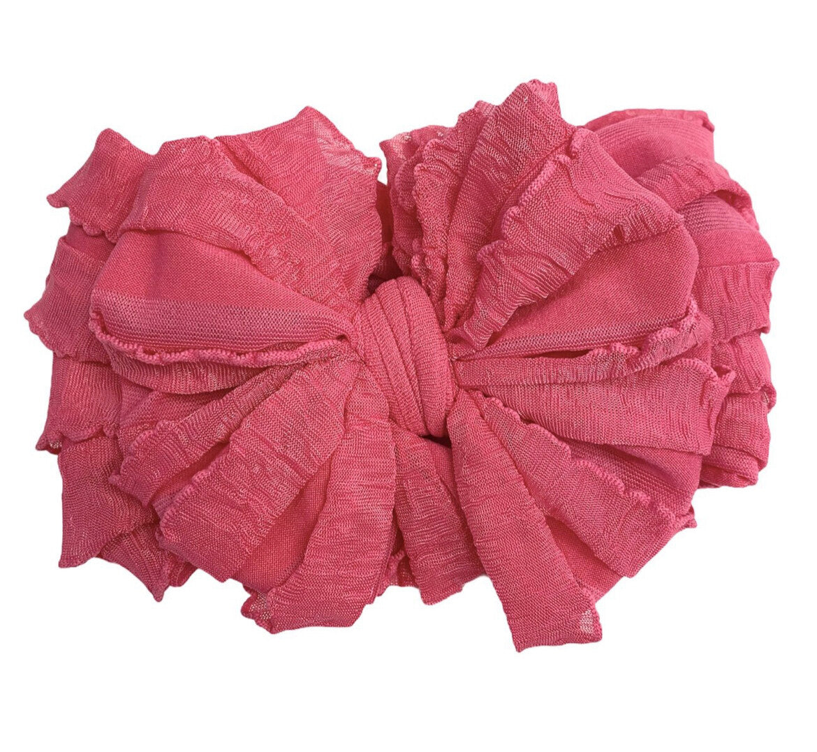 HOT PINK KNOT HEADBAND