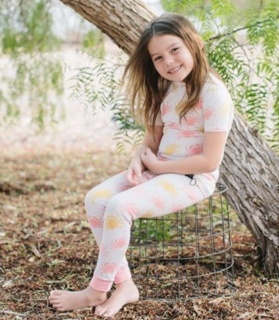 PINK CRAB KID PJ SET