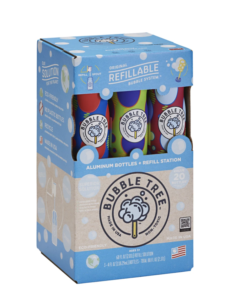 2 Liter/3 Bottles Refillable Bubble System