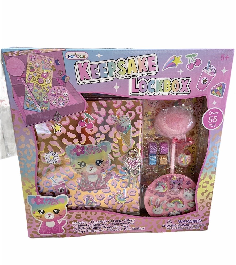 LEOPARD KEEPSAKE LOCKBOX