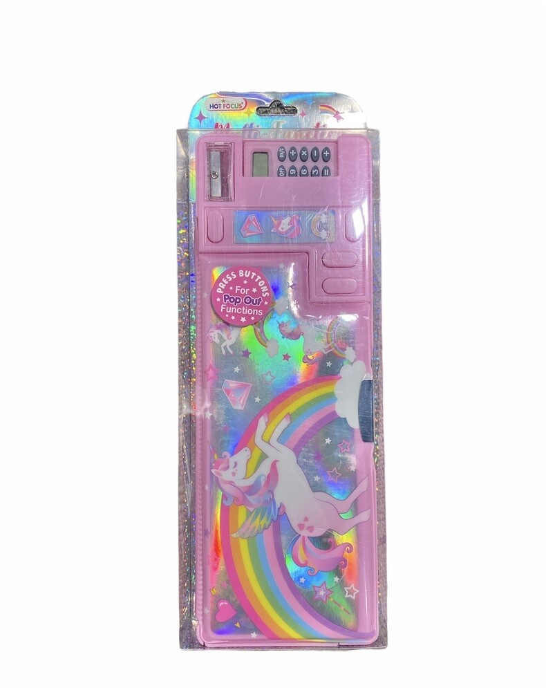 UNICORN MULTI FUNCTION PENCIL CASE