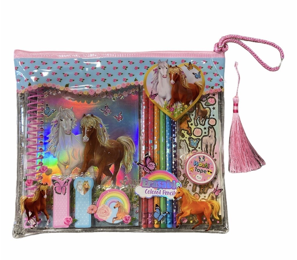 MAJESTIC HORSE COLORING JOURNAL SET