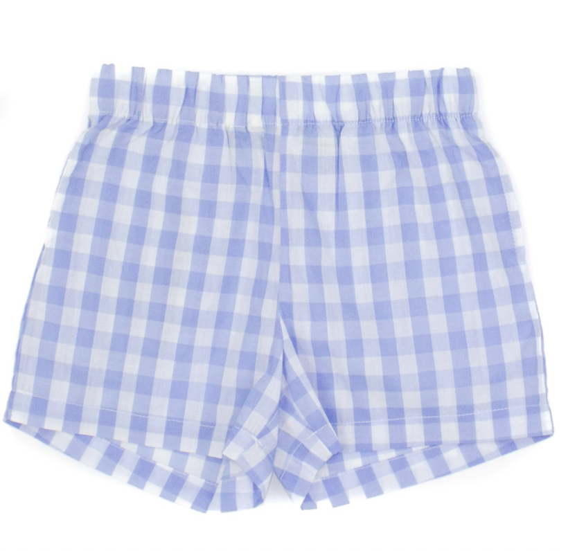 Properly Tied Hayden Short Blue Gingham