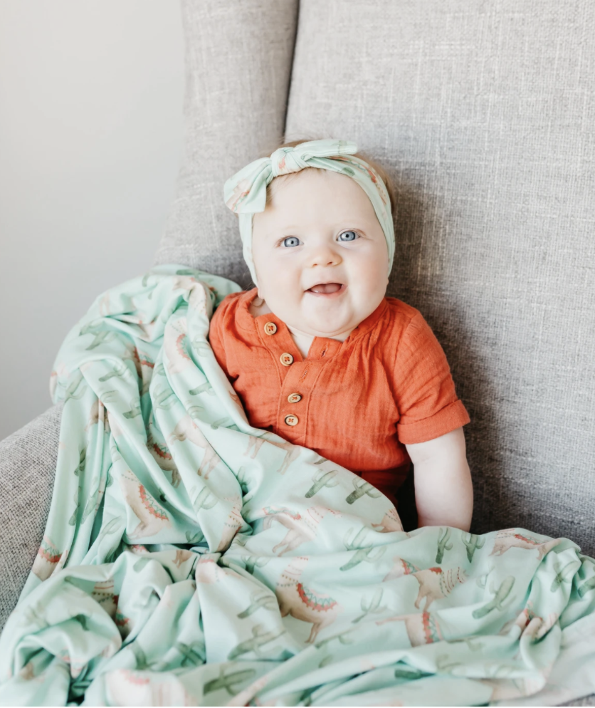 Cusco Knit Swaddle Blanket