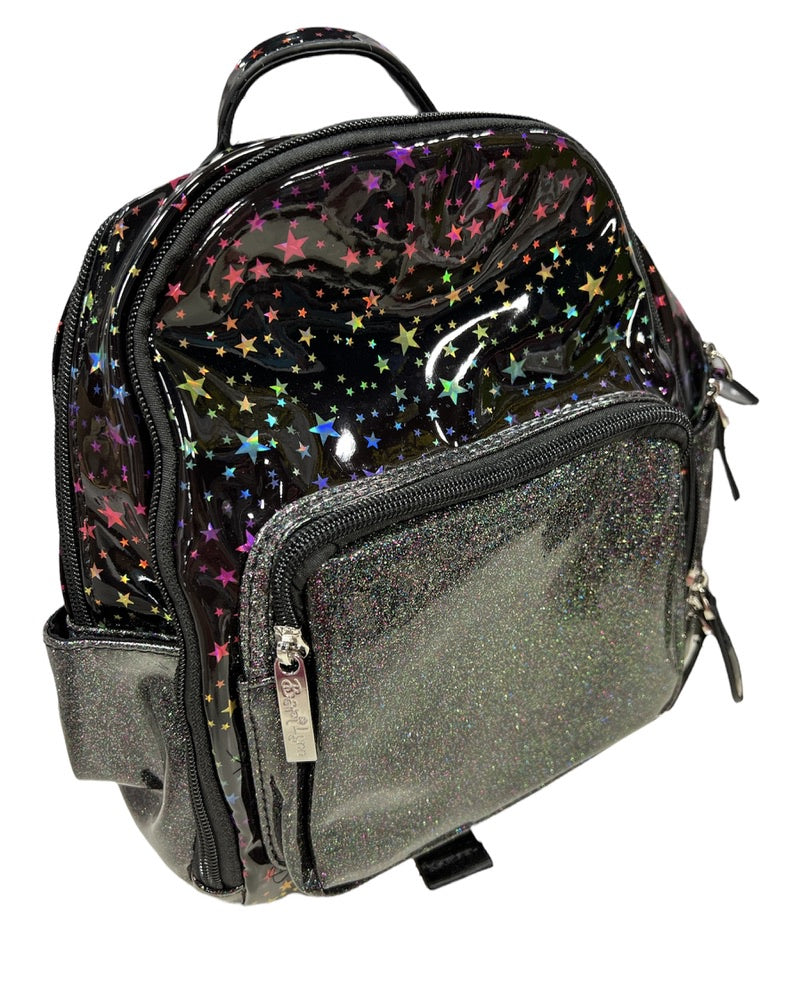 Metallic Star Backpack Purse