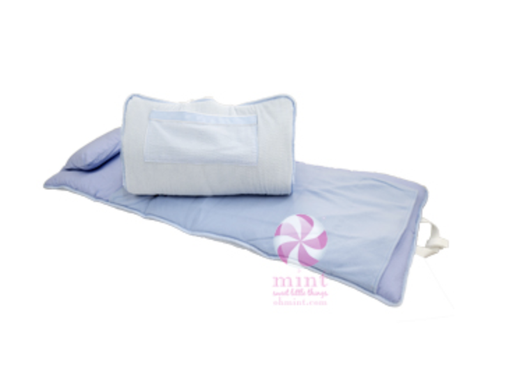BABY BLUE SEERSUCKER NAP ROLL