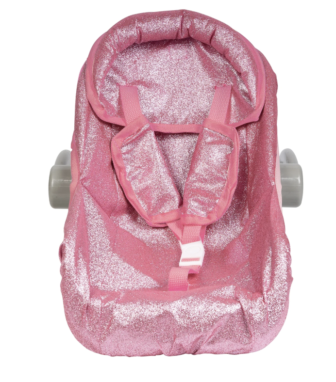 Glam Pink Glitter Car Seat