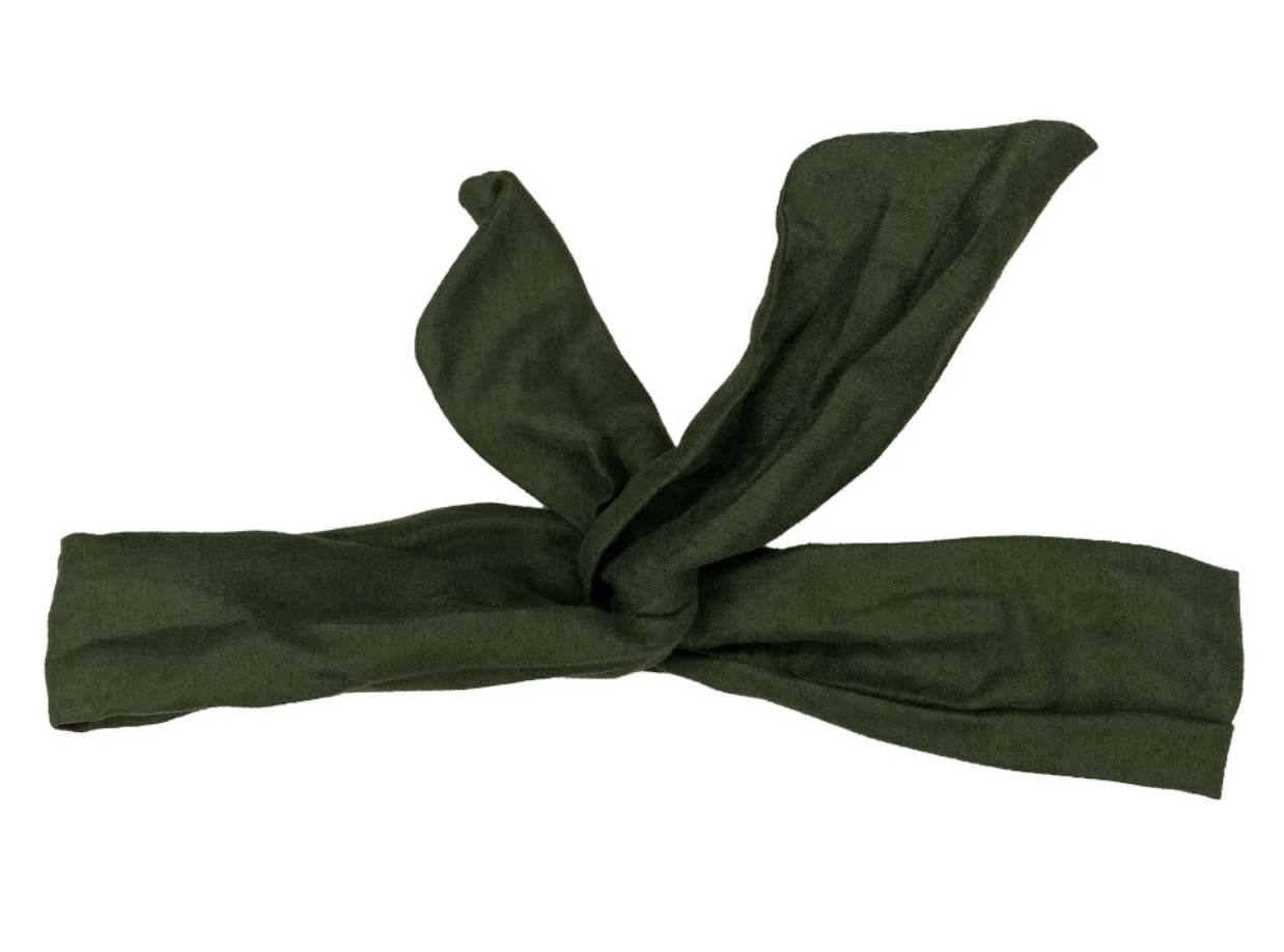 Forest Green Suede Wire Tie