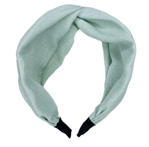 Olive Linen Headband