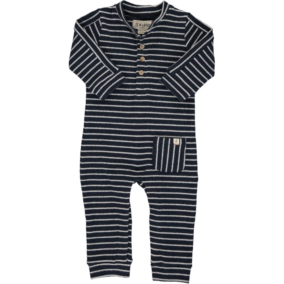 Ripley Jersey Romper Navy