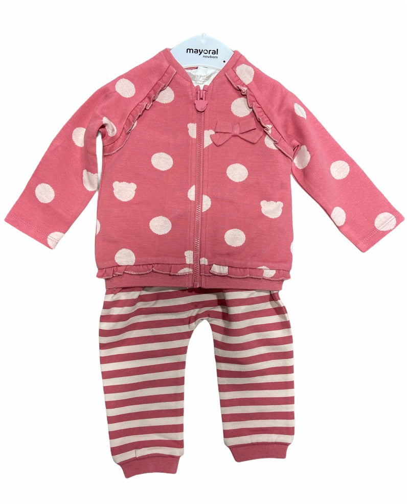 Teddy Bear Polka Dots & Stripes 3pc Set