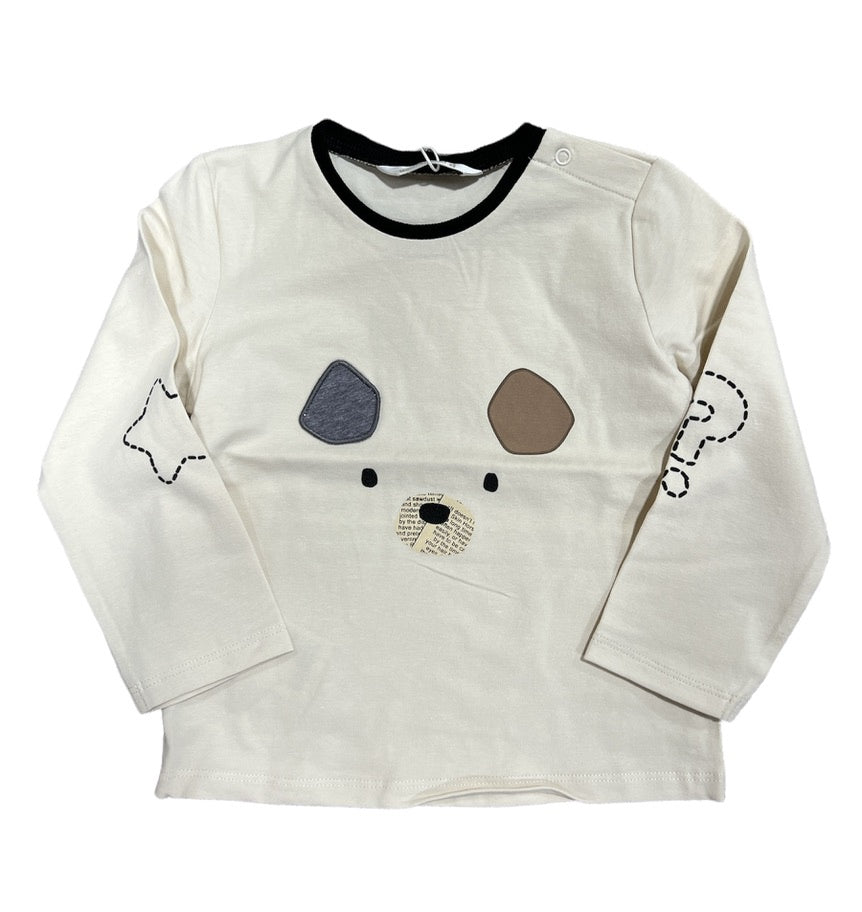 Puppy Face Long Sleeve Tee