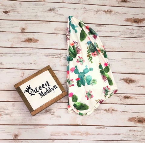 Wild Cactus Stretchy Swaddle
