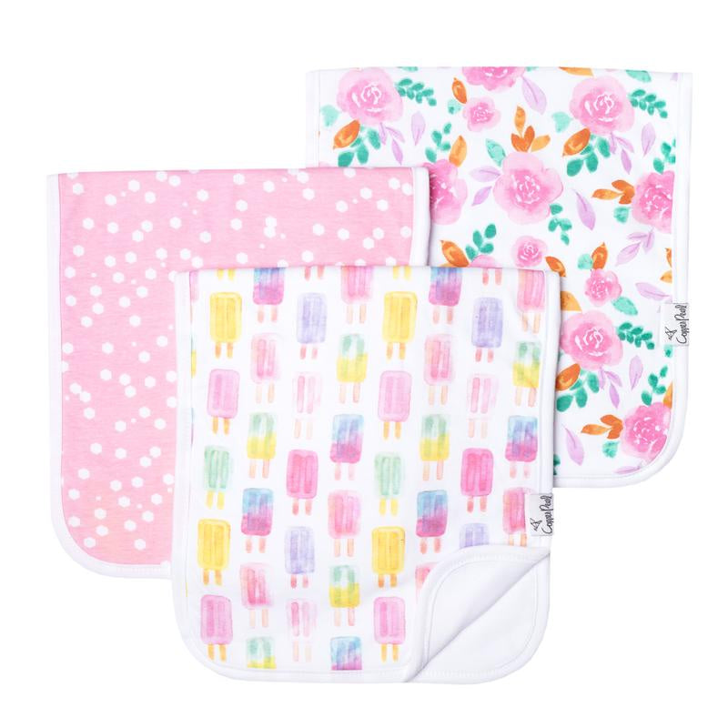 Summer 3pk Burp Cloth