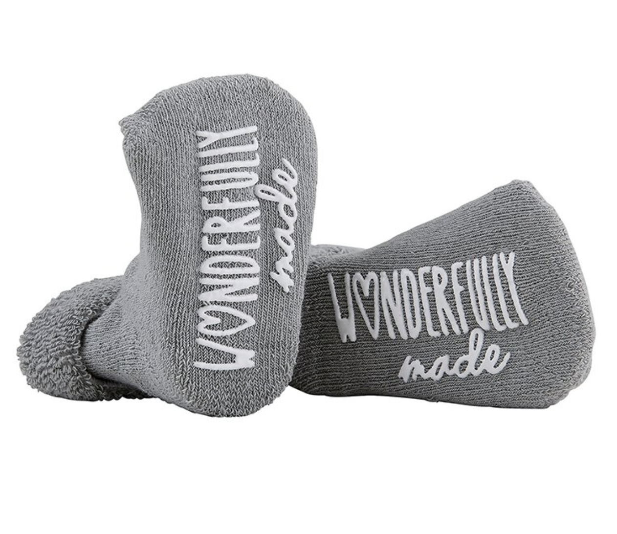 Wonderfully Made Grey Socks