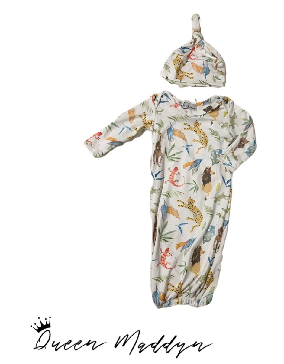 Jungle Baby Gown