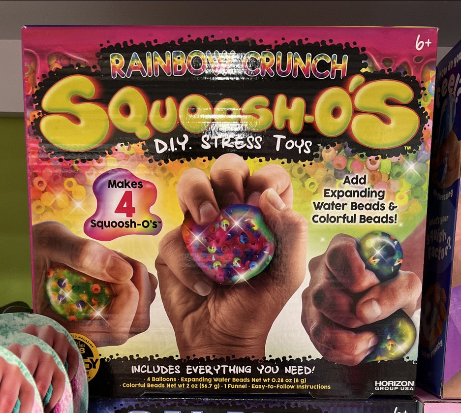 Rainbow Crunch SQUOOSH-O's DIY Stress Toys