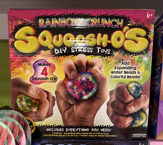 Rainbow Crunch SQUOOSH-O's DIY Stress Toys