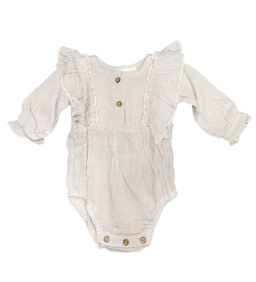 Lightweight Gauze Beige Bubble