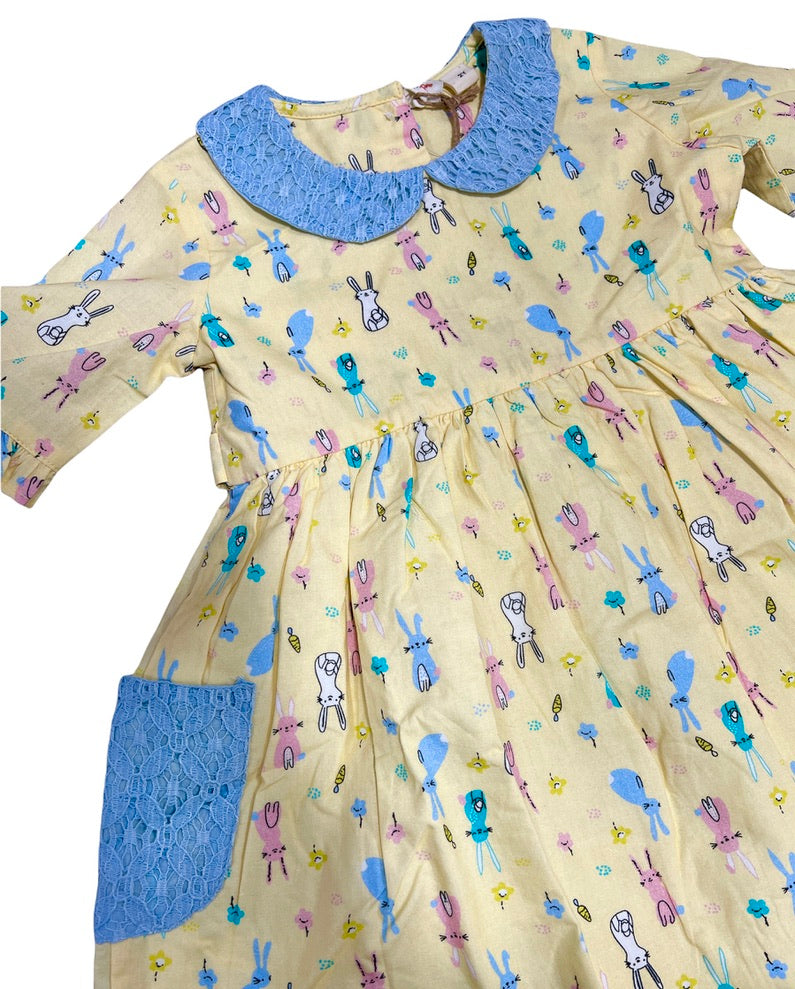 Printed Poplin Easter Dress