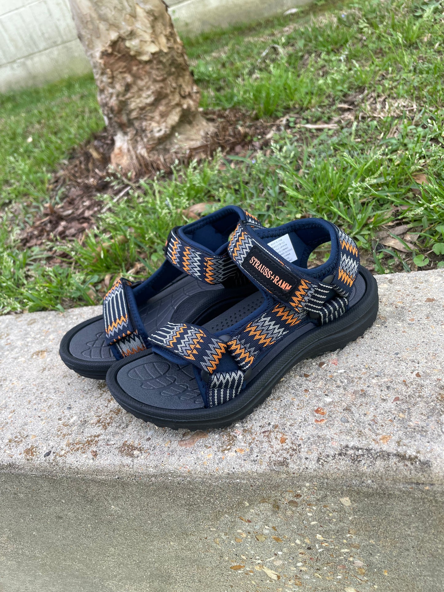 Teagan Navy Sandal