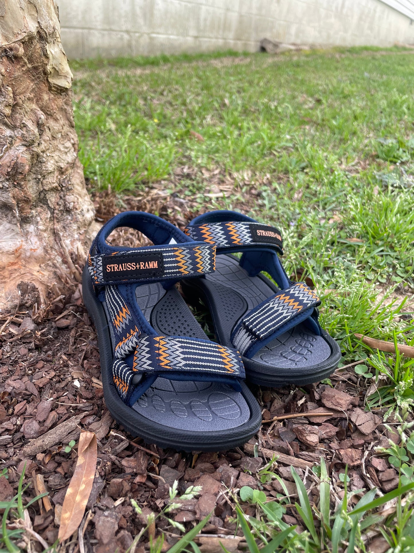 Teagan Navy Sandal