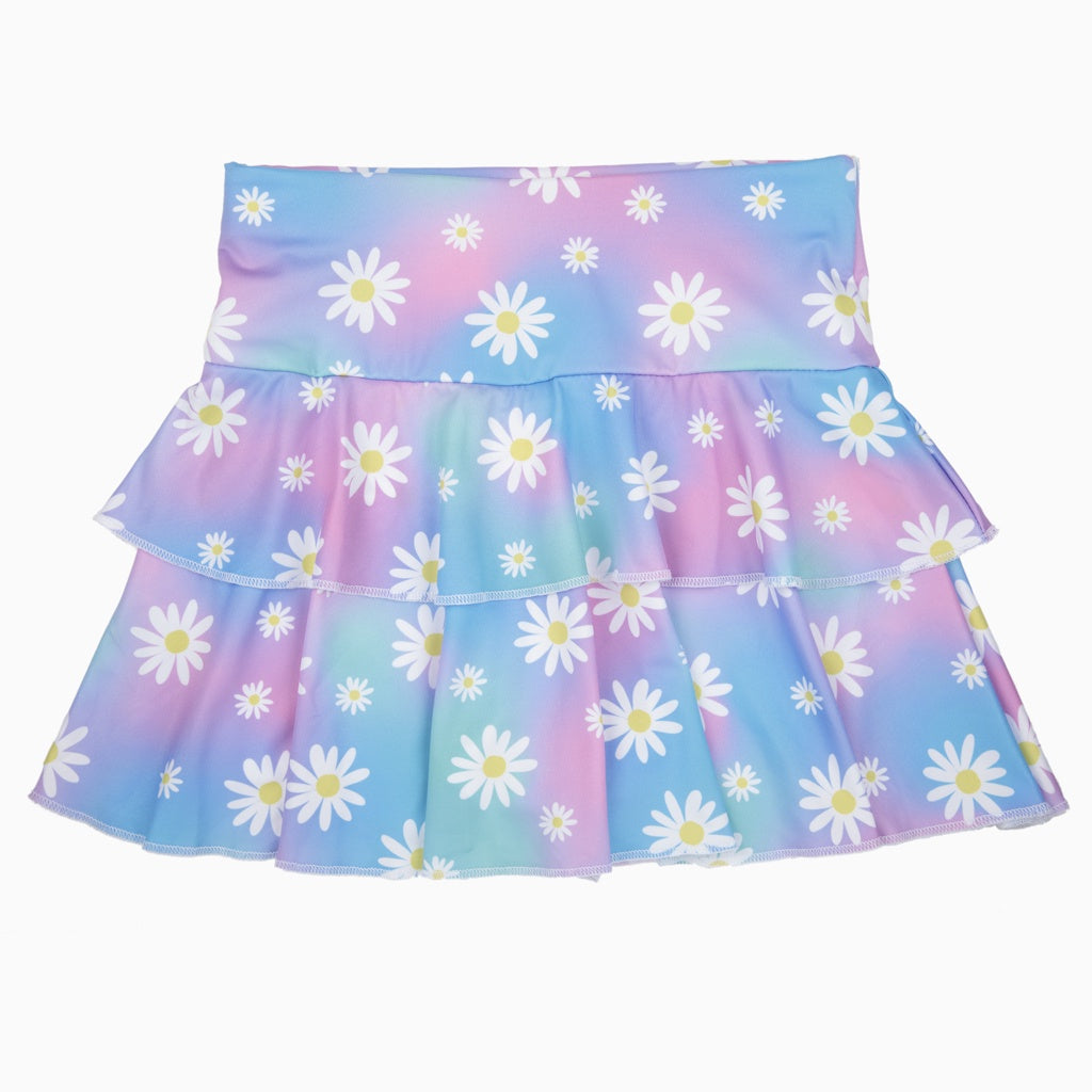 Ruffle Skort in Daisy