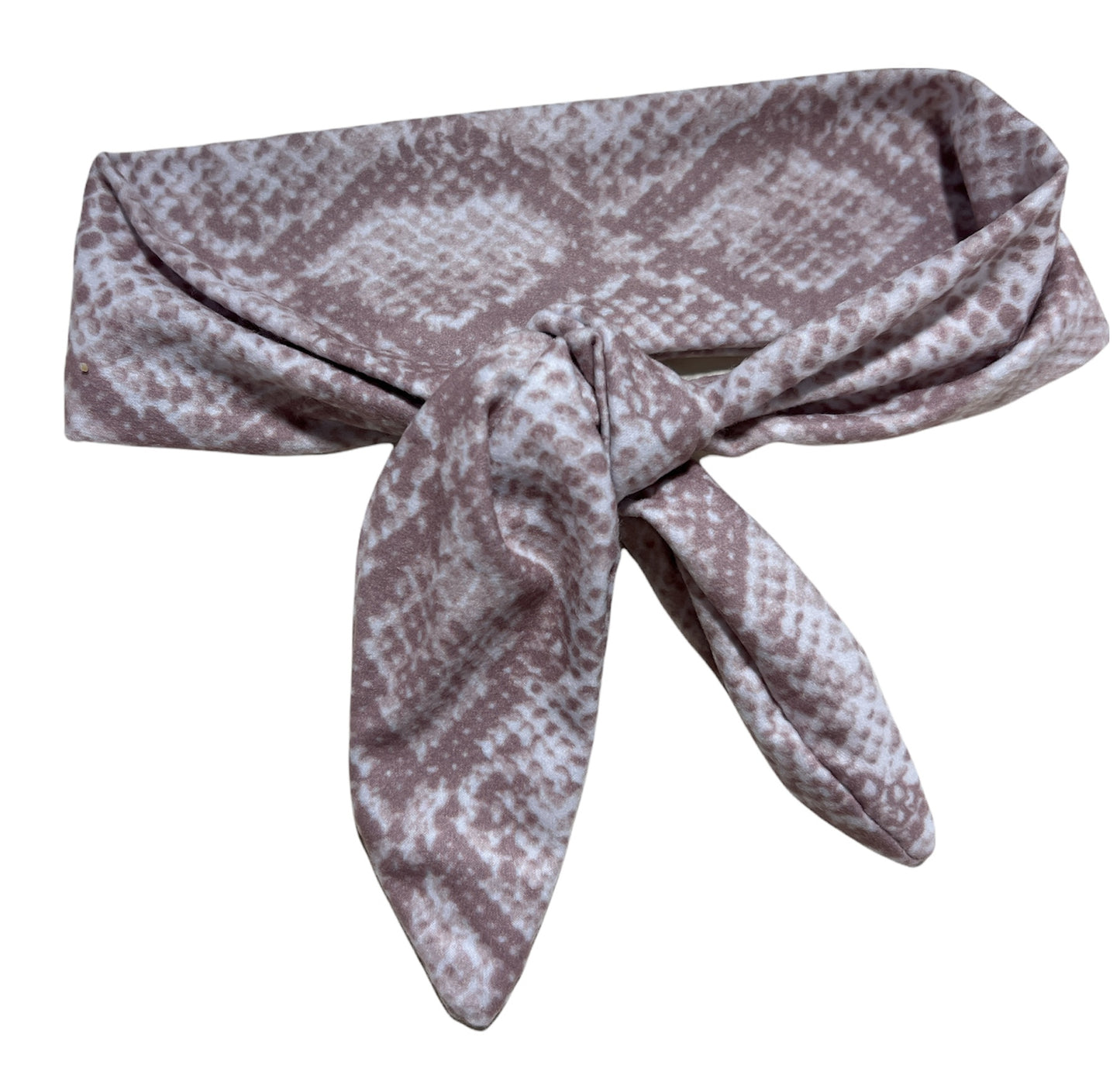 Mauve Snake Knotted Headband