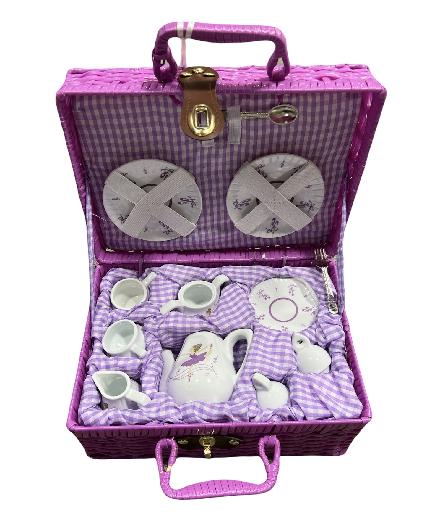 Purple Dancer Tea Set