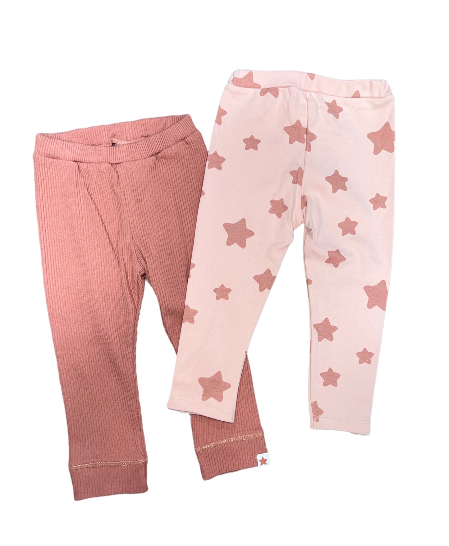Star/Solid 2pc Legging Set