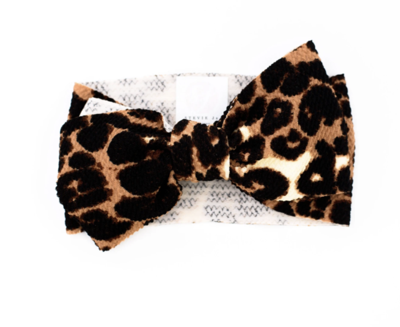 leopard "chandler" wide width headband