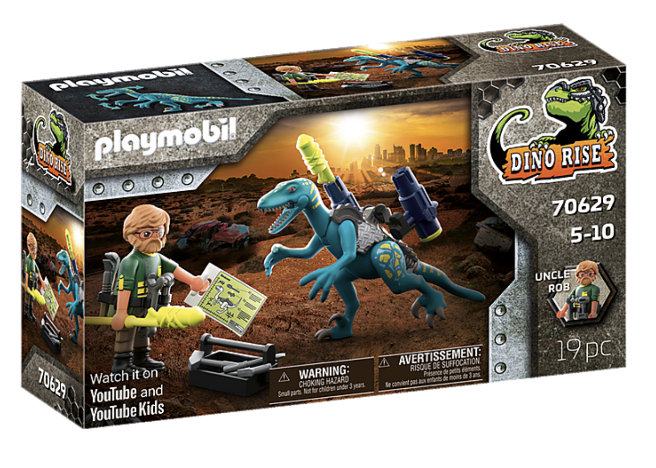 Deinonychus Ready for Battle