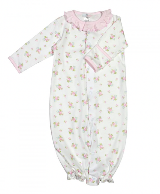 Rosie Pink Floral Pima Converter Gown