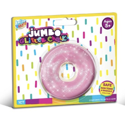 Jumbo Shape Glitter Chalk
