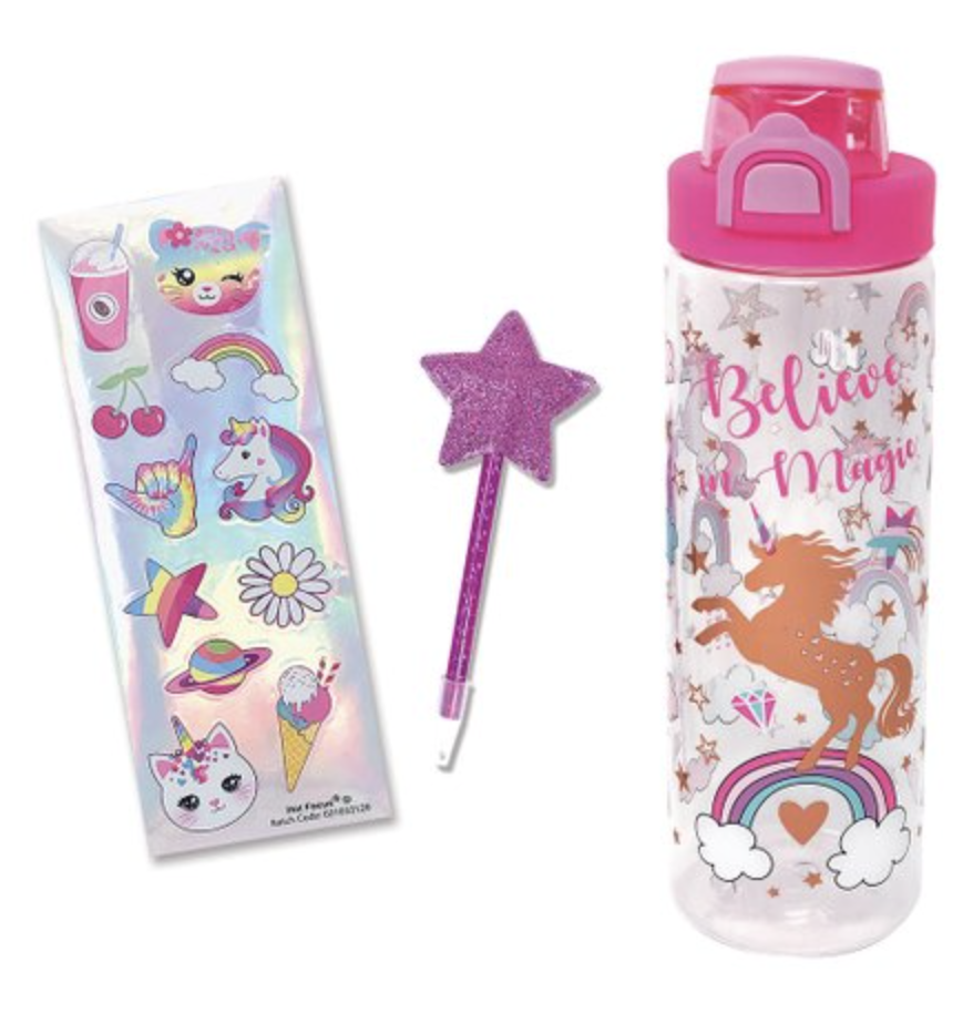 Unicorn Pop Open Water Bottle