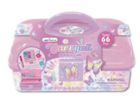 Tie Dye Butterfly Carry Along Beauty Case