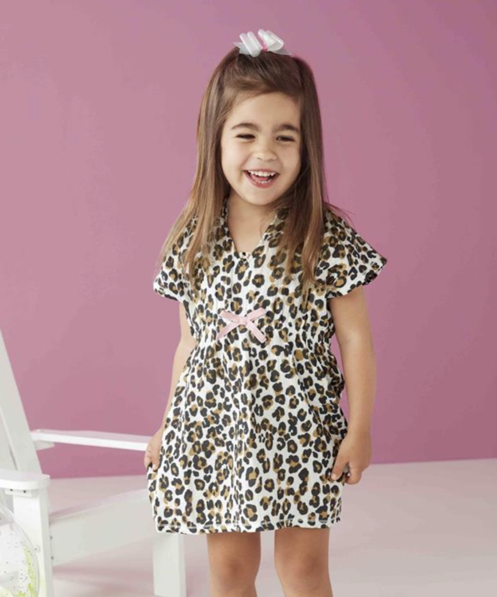 LEOPARD COVER-UP