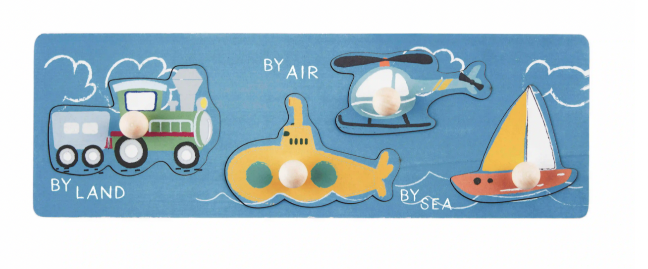 Land Air Sea Knob Puzzle