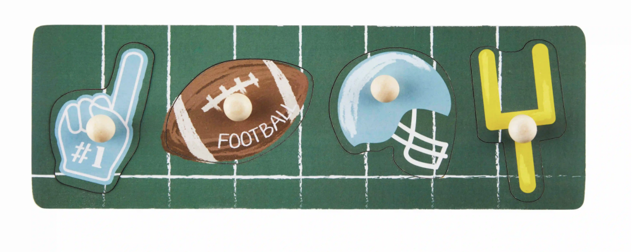 Football Wood Knob Puzzle