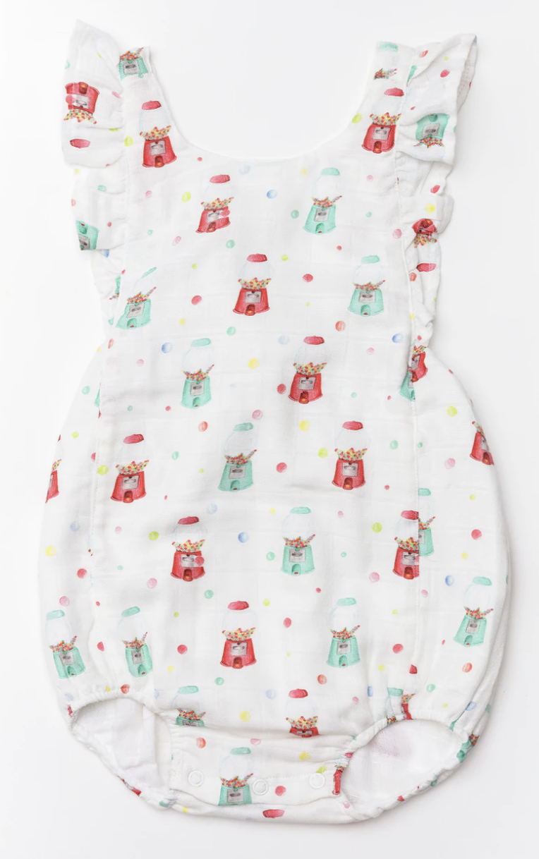 You're GUM-believable Organic Muslin Sunsuit