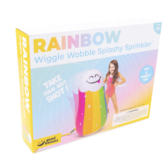 Rainbow Wiggle Wobble Splashy Sprinkler