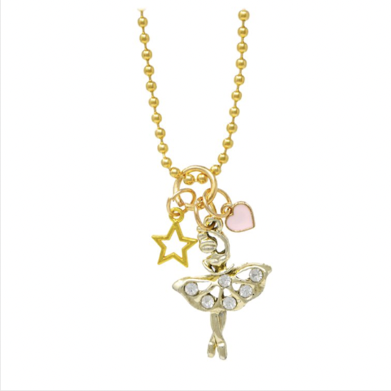 Ballerina, Star, & Heart Necklace