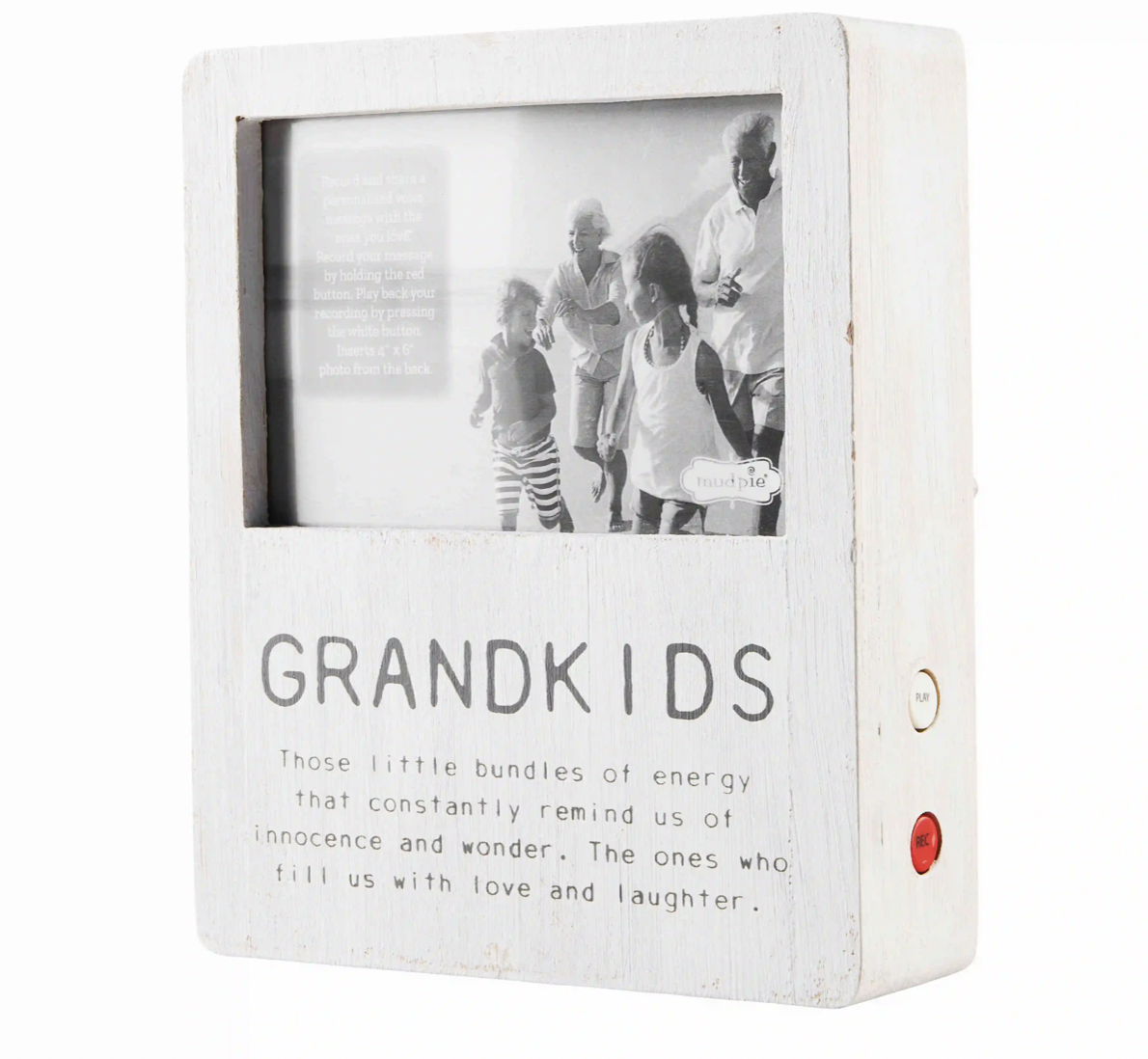 Grandkids Voice Recorder Frame