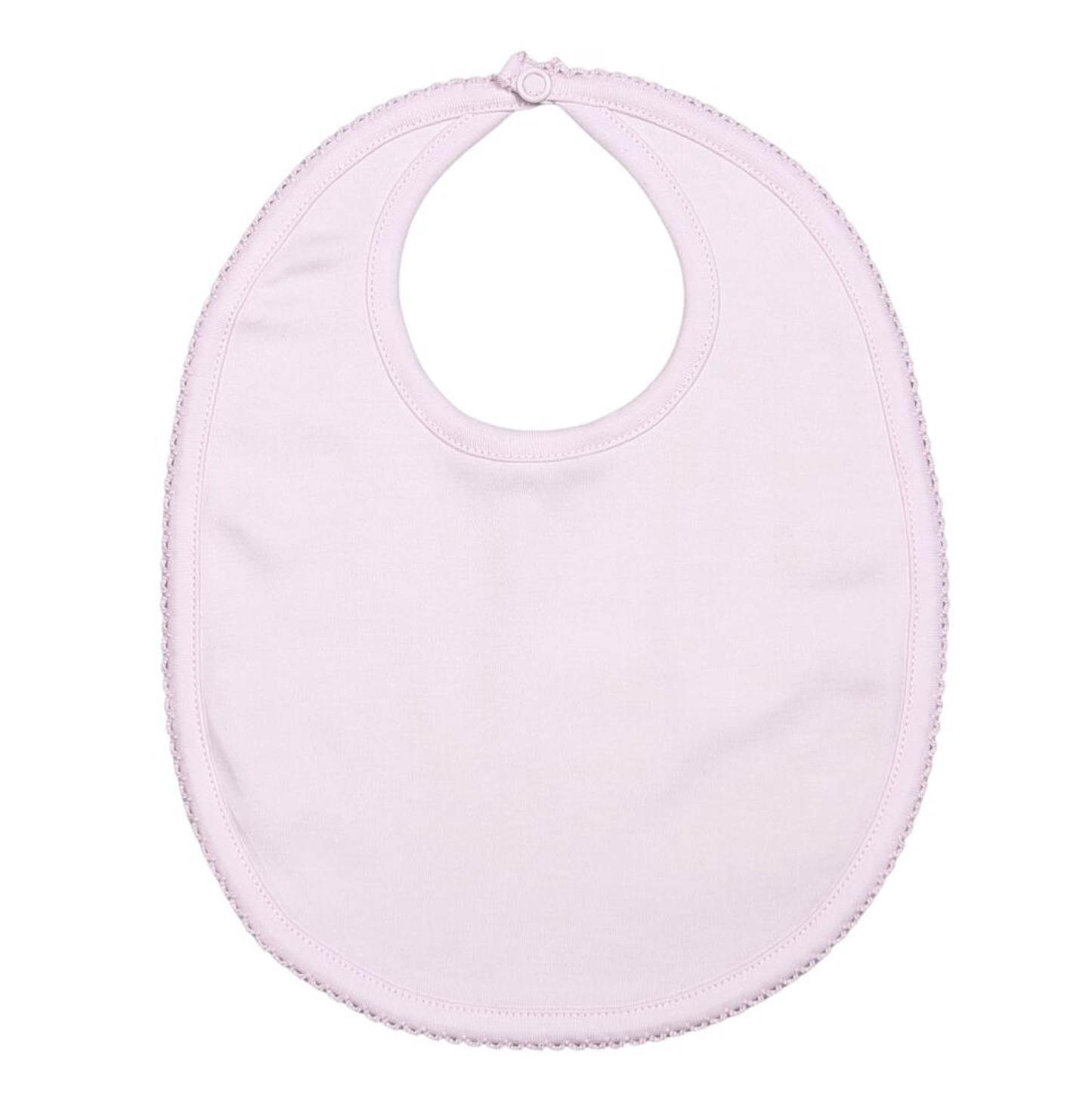 Pink Pima Bib Pink Trim